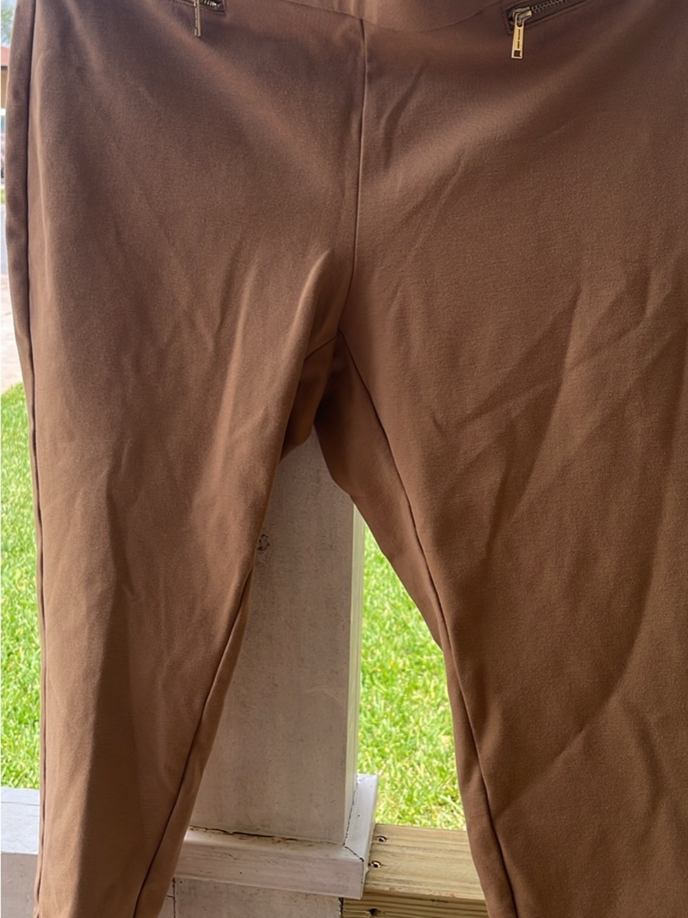 MICHAEL Michael Kors Men's Brown Stretch Chinos